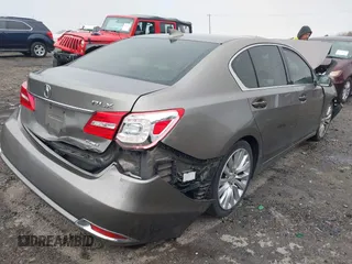 2014 Acura RLX Tech Pkg with VIN JH4KC1F57EC003409, listed as a IAAI auction lot 41758955 with 78,285 mi miles. Bid and sale history available at carsss.com. Image 4.