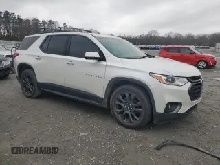 2018 Chevrolet Traverse RS with VIN 1GNERJKX6JJ153514, listed as a Copart auction lot 87037444 with 164,078 mi miles and Salvage Title. Bid and sale history available at carsss.com. Image 4.
