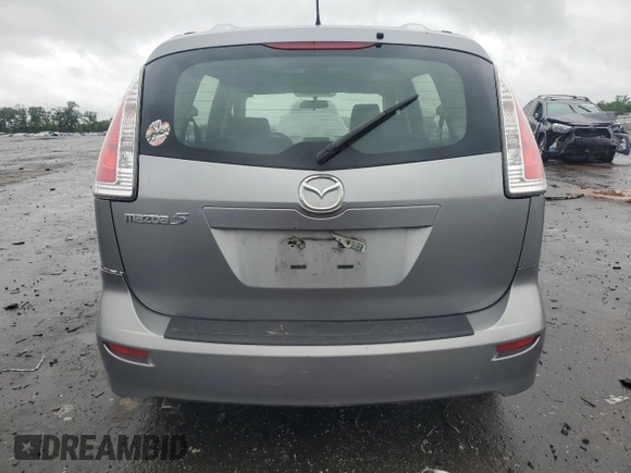 2010 Mazda 5 Sport with VIN JM1CR2WL1A0361299, listed as a Copart auction lot 57727455 with 221,744 mi miles and Clean title. Bid and sale history available at DreamBid. Image 6.