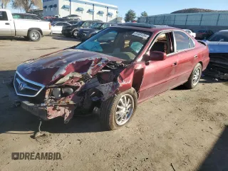 2003 Acura TL w/Navigation System with VIN 19UUA567X3A061212, listed as a Copart auction lot 81481394 with 184,144 mi miles and Salvage Title. Bid and sale history available at carsss.com. Image 1.