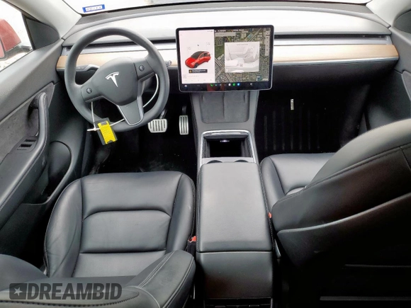 2022 Tesla Model Y Performance с VIN 7SAYGDEF0NF312799, выставлен на аукционе Copart как лот 55165915 с пробегом 38 377 миль миль и Чистый • Clean title. История ставок и продаж доступна на DreamBid. Изображение 8.