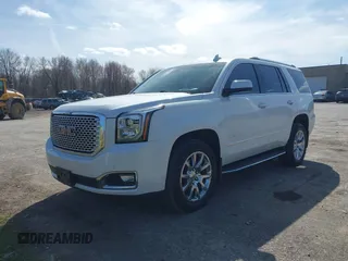 2017 GMC Yukon Denali with VIN 1GKS2CKJ4HR148397, listed as a IAAI auction lot 41942659 with 167,719 mi miles. Bid and sale history available at carsss.com. Image 2.
