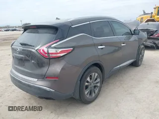 2016 Nissan Murano SV with VIN 5N1AZ2MG3GN124138, listed as a IAAI auction lot 41682017 with 140,293 mi miles and . Bid and sale history available at carsss.com. Image 4.