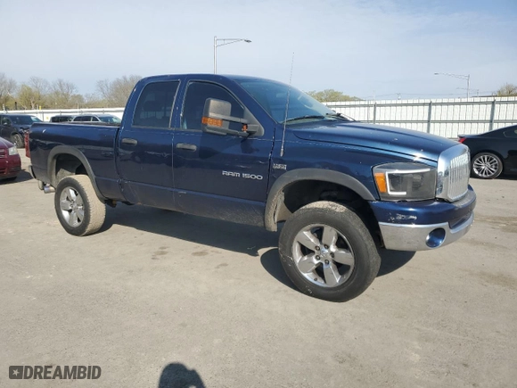 2007 Dodge Ram 1500 SLT with VIN 1D7HU18247J593066, listed as a Copart auction lot 52527435 with 126,164 mi miles and Clean Title. Bid and sale history available at carsss.com. Image 4.