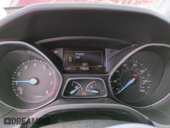 2015 Ford Focus SE with VIN 1FADP3K29FL261573, listed as a Copart auction lot 51258675 with 110,611 mi miles and Salvage Title. Bid and sale history available at carsss.com. Image 9.