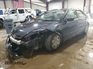 2003 Honda Accord LX with VIN 1HGCM56323A140535, listed as a Copart auction lot 57614855 with 159,479 mi miles and Salvage title. Bid and sale history available at DreamBid. Image 1.