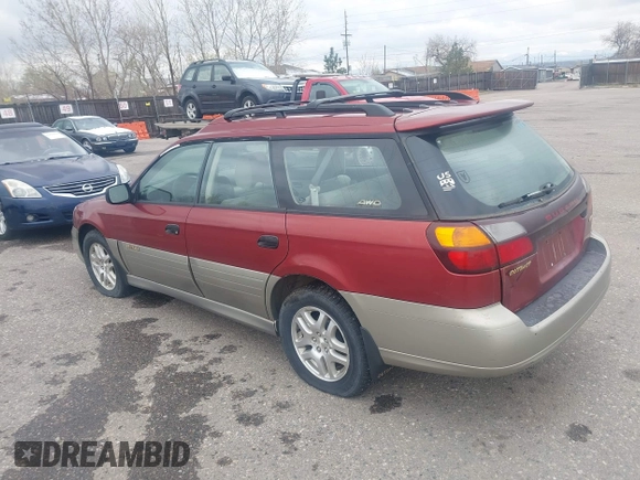 2002 Subaru Legacy Outback with VIN 4S3BH675X26627987, listed as a IAAI auction lot 41921621 with 114,981 mi miles and . Bid and sale history available at DreamBid. Image 3.