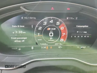 2018 Audi SQ5 Premium Plus with VIN WA1A4AFY8J2154192, listed as a Copart auction lot 47100814 with 72,666 mi miles and . Bid and sale history available at DreamBid. Image 9.