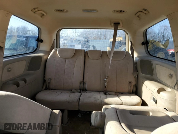 2007 Hyundai Entourage GLS z VIN KNDMC233776012941, wystawiony jako Copart lot #51770505 z przebiegiem 172 633 mil mil oraz Tytuł czysty. Historia ofert i sprzedaży dostępna na DreamBid. Obrazek 10.