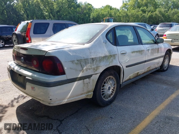 2002 Chevrolet Impala с VIN 2G1WF55EX29379231, выставлен на аукционе IAAI как лот 42774565 с пробегом 63 698 миль миль и . История ставок и продаж доступна на DreamBid. Изображение 4.