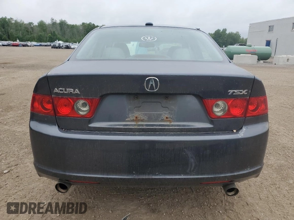 2007 Acura TSX with VIN JH4CL968X7C009091, listed as a Copart auction lot 60789755 with 303,504 mi miles and Salvage title. Bid and sale history available at DreamBid. Image 6.