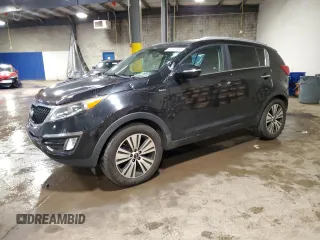 2015 Kia Sportage EX z VIN KNDPCCAC9F7727556, wystawiony jako Copart lot #61541565 z przebiegiem Nie podano mil oraz Szkoda całkowita • Salvage title. Historia ofert i sprzedaży dostępna na DreamBid. Obrazek 1.