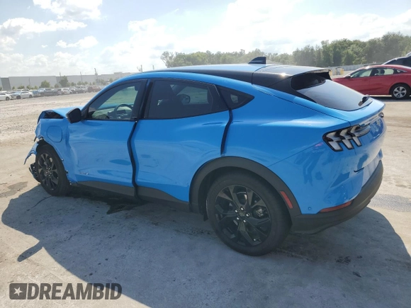 2024 Ford Mustang Mach-E Select z VIN 3FMTK1R47RMA23476, wystawiony jako Copart lot #57778105 z przebiegiem Nie podano mil oraz Nie do naprawy • Non repairable. Historia ofert i sprzedaży dostępna na DreamBid. Obrazek 2.