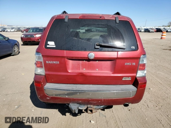 2008 Mercury Mariner with VIN 4M2CU911X8KJ16281, listed as a Copart auction lot 76111474 with 189,013 mi miles and Clean Title. Bid and sale history available at carsss.com. Image 6.