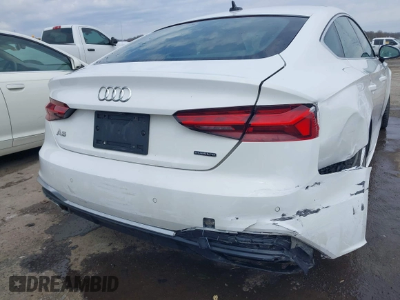 2021 Audi A5 Sportback S line Premium Plus with VIN WAUFACF52MA032229, listed as a IAAI auction lot 41917983 with 89,229 mi miles and . Bid and sale history available at DreamBid. Image 18.
