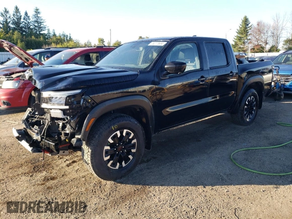 2024 Nissan Frontier S with VIN 1N6ED1EK9RN604766, listed as a Copart auction lot 73277634 with 12,270 mi miles and Salvage title. Bid and sale history available at DreamBid. Image 1.