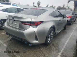 2019 Lexus RC 350 with VIN JTHHZ5BC3K5019546, listed as a Copart auction lot 42196205 with Not provided miles and Salvage title. Bid and sale history available at DreamBid. Image 3.