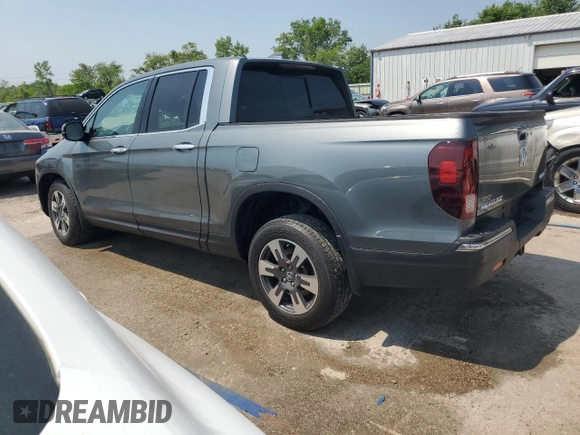 2017 Honda Ridgeline RTL-E with VIN 5FPYK3F74HB039715, listed as a Copart auction lot 60271415 with 56,892 mi miles and Salvage title. Bid and sale history available at DreamBid. Image 2.