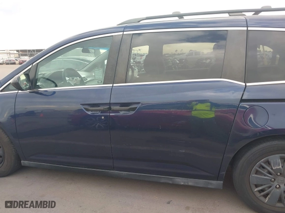 2014 Honda Odyssey LX with VIN 5FNRL5H23EB013044, listed as a IAAI auction lot 41644270 with 244,271 mi miles. Bid and sale history available at carsss.com. Image 14.