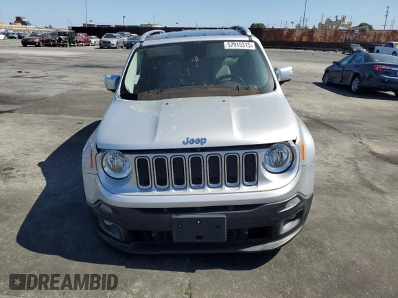 2015 Jeep Renegade Limited z VIN ZACCJADT6FPB79524, wystawiony jako Copart lot #57915315 z przebiegiem 73 810 mil mil oraz Szkoda całkowita • Salvage title. Historia ofert i sprzedaży dostępna na DreamBid. Obrazek 5.