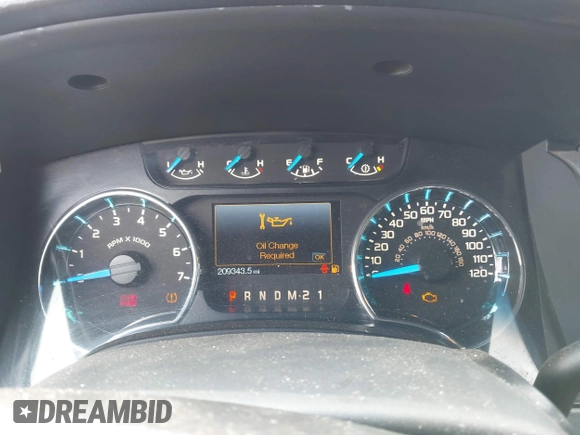 2014 Ford F-150 XL with VIN 1FTFW1CT5EKD39904, listed as a IAAI auction lot 41797099 with 209,343 mi miles. Bid and sale history available at carsss.com. Image 7.