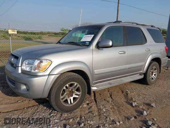 2007 Toyota Sequoia SR5 with VIN 5TDZT34A17S288122, listed as a IAAI auction lot 41939510 with 275,347 mi miles. Bid and sale history available at carsss.com. Image 17.