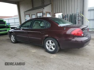 2000 Ford Taurus SE with VIN 1FAFP53U1YG262412, listed as a Copart auction lot 50383705 with 166,541 mi miles and Salvage Title. Bid and sale history available at DreamBid. Image 2.