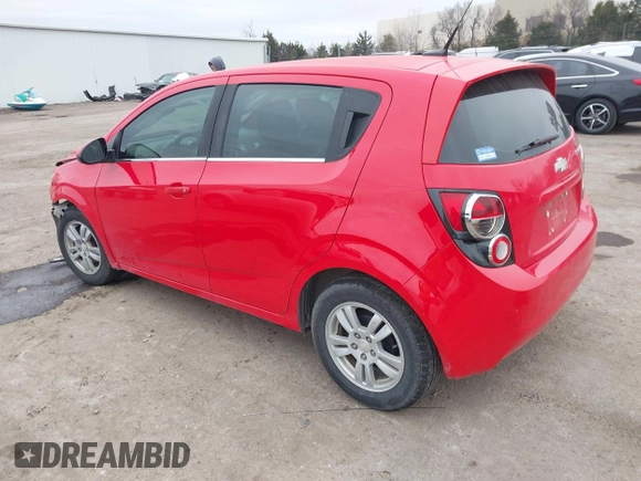 2014 Chevrolet Sonic LT with VIN 1G1JC6SH9E4111348, listed as a IAAI auction lot 41539076 with 70,252 mi miles. Bid and sale history available at carsss.com. Image 3.