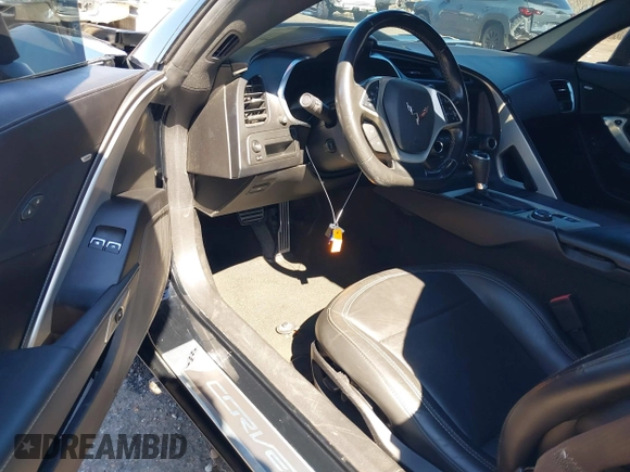 2016 Chevrolet Corvette 1LT with VIN 1G1YB2D77G5116429, listed as a IAAI auction lot 41608805 with 115,521 mi miles. Bid and sale history available at carsss.com. Image 8.