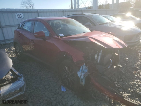 2018 Mazda CX-3 Touring with VIN JM1DKDC76J0302664, listed as a Copart auction lot 84204374 with 72,011 mi miles and Salvage Title. Bid and sale history available at carsss.com. Image 4.