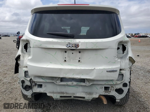 2017 Jeep Renegade Latitude с VIN ZACCJABBXHPF52688, выставлен на аукционе Copart как лот 54787485 с пробегом 100 566 миль миль и Списание • Salvage title. История ставок и продаж доступна на DreamBid. Изображение 6.