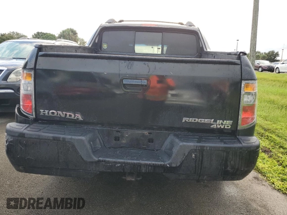 2010 Honda Ridgeline RTL with VIN 5FPYK1F5XAB010390, listed as a Copart auction lot 75039634 with 0 mi miles and Salvage Title. Bid and sale history available at carsss.com. Image 6.