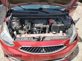 2018 Mitsubishi Mirage SE with VIN ML32A4HJ4JH005329, listed as a Copart auction lot 46583765 with 82,883 mi miles and Salvage title. Bid and sale history available at DreamBid. Image 11.