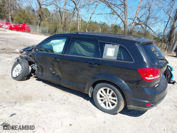 2015 Dodge Journey SXT with VIN 3C4PDCBB4FT587771, listed as a IAAI auction lot 41744297 with NaN miles. Bid and sale history available at carsss.com. Image 3.