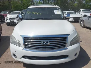 2011 Infiniti QX56 7-passenger with VIN JN8AZ2NE2B9002961, listed as a IAAI auction lot 42145864 with 132,586 mi miles and . Bid and sale history available at DreamBid. Image 6.