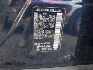 2021 Infiniti QX80 LUXE with VIN JN8AZ2AF1M9716985, listed as a Copart auction lot 74949784 with 0 mi miles and Salvage Title. Bid and sale history available at carsss.com. Image 14.