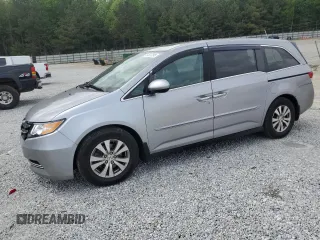 2016 Honda Odyssey EX-L with VIN 5FNRL5H65GB040719, listed as a Copart auction lot 54587295 with 231,302 mi miles and Salvage Title. Bid and sale history available at DreamBid. Image 1.