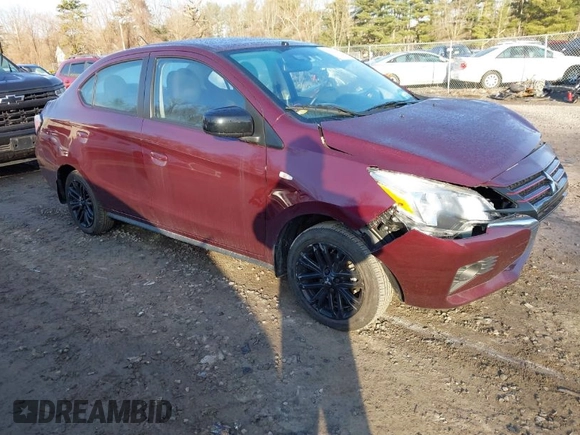 2022 Mitsubishi Mirage ES with VIN ML32FUFJXNHF04861, listed as a IAAI auction lot 41803710 with 14,815 mi miles and . Bid and sale history available at DreamBid. Image 1.