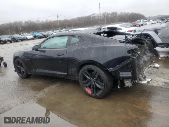 2022 Chevrolet Camaro 2LT with VIN 1G1FD1RS4N0132199, listed as a Copart auction lot 84586974 with 25,714 mi miles and Salvage Title. Bid and sale history available at carsss.com. Image 2.