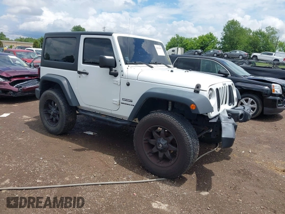 2016 Jeep Wrangler Black Bear with VIN 1C4AJWAG7GL106809, listed as a IAAI auction lot 42513015 with 86,730 mi miles and . Bid and sale history available at DreamBid. Image 1.