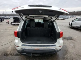2017 Nissan Pathfinder SV z VIN 5N1DR2MN0HC606932, wystawiony jako Copart lot #44925615 z przebiegiem 127 566 mil mil oraz Szkody całkowita. Historia ofert i sprzedaży dostępna na DreamBid. Obrazek 6.