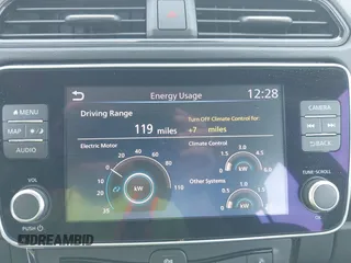 2021 Nissan LEAF SV with VIN 1N4AZ1CV0MC556505, listed as a IAAI auction lot 42438895 with 20,249 mi miles and . Bid and sale history available at DreamBid. Image 17.