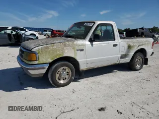 1997 Ford Ranger XLT with VIN 1FTCR10A2VPB19524, listed as a Copart auction lot 48967045 with 106,354 mi miles and Clean Title. Bid and sale history available at carsss.com. Image 1.