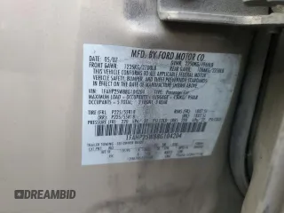 2008 Ford Taurus Limited with VIN 1FAHP25W88G104204, listed as a Copart auction lot 80018854 with 154,399 mi miles and Salvage Title. Bid and sale history available at carsss.com. Image 12.