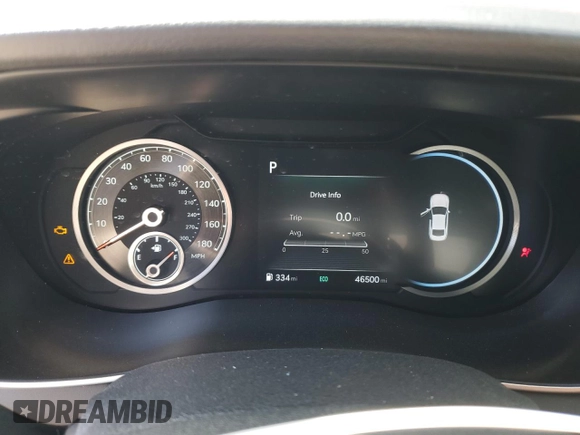 2023 Genesis G70 3.3T with VIN KMTG54TE2PU124578, listed as a Copart auction lot 79160664 with 46,500 mi miles and Salvage Title. Bid and sale history available at DreamBid. Image 9.