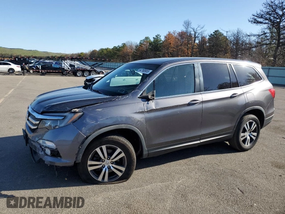 2017 Honda Pilot EX-L with VIN 5FNYF6H50HB063505, listed as a Copart auction lot 54768955 with 70,103 mi miles and Salvage Title. Bid and sale history available at DreamBid. Image 1.
