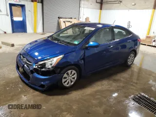 2016 Hyundai Accent SE z VIN KMHCT4AE9GU953567, wystawiony jako Copart lot #54542975 z przebiegiem 59 689 mil mil oraz Szkody całkowita. Historia ofert i sprzedaży dostępna na DreamBid. Obrazek 1.