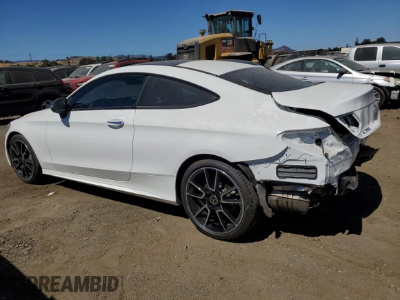 2023 Mercedes-Benz C 300 with VIN W1KWJ8DB8PG119472, listed as a Copart auction lot 69999694 with 14,954 mi miles and Salvage Title. Bid and sale history available at DreamBid. Image 2.