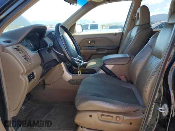 2005 Honda Pilot EX-L with VIN 5FNYF18585B022750, listed as a Copart auction lot 49798475 with 101,186 mi miles and Clean Title. Bid and sale history available at carsss.com. Image 7.