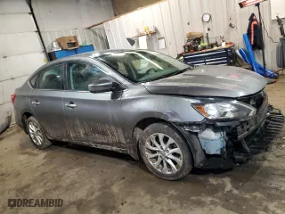 2019 Nissan Sentra SV with VIN 3N1AB7AP9KY284906, listed as a Copart auction lot 49923225 with 41,281 mi miles and Salvage Title. Bid and sale history available at carsss.com. Image 4.
